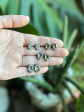 Load image into Gallery viewer, Herkimer Diamond Quartz Earrings in Handcrafted Sterling Silver Posts, 4 Available Pairs