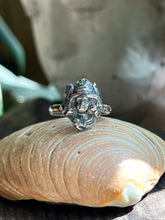 Load image into Gallery viewer, Little Kore Art Nouveau Style Ring, Handmade Sterling Silver and Made to Order