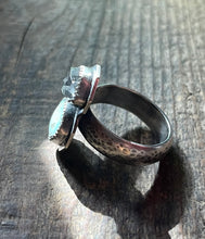 Load image into Gallery viewer, Herkimer and Stone Mt. Turquoise Ring, Size 9