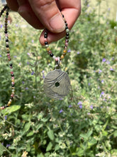 Load image into Gallery viewer, Air and Water Mystical Beasts Pendant with Cats Eye Tourmaline, With or Without Necklace