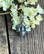 Load image into Gallery viewer, Floral Art Nouveau Lady Charm, Sterling Silver Design, Charm Only