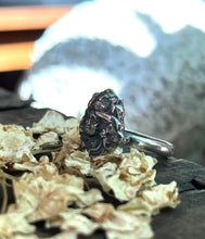 Load image into Gallery viewer, Little Kore Art Nouveau Style Ring, Handmade Sterling Silver and Made to Order