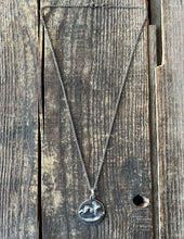 Load image into Gallery viewer, Hare and the Moon Sterling Silver Charm Necklace, 16” Chain