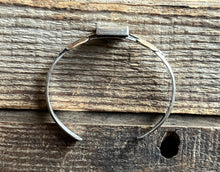 Load image into Gallery viewer, Roadrunner Variscite Cactus Cuff, Hammered Sterling Silver