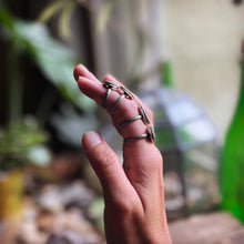 Load image into Gallery viewer, Dendritic Agate Rings in Handcrafted Sterling Silver, 4 Available Ring Options