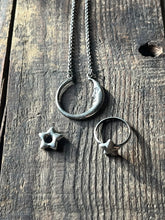 Load image into Gallery viewer, Puffy Star Charm, Handmade Sterling Silver