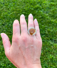 Load image into Gallery viewer, Inner Glow Banded Condor Agate Ring, Size 8 1/2