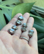 Load image into Gallery viewer, Herkimer Diamond Quartz Earrings in Handcrafted Sterling Silver Posts, 4 Available Pairs