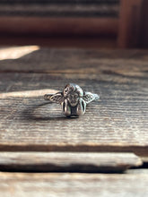 Load image into Gallery viewer, Cherub Ring in Hand Pressed Sterling Silver, Made to Order