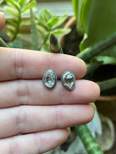 Load image into Gallery viewer, Herkimer Diamond Quartz Earrings in Handcrafted Sterling Silver Posts, 4 Available Pairs