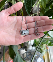 Load image into Gallery viewer, White Buffalo Bar Necklace, 17-18” Chain