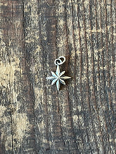 Load image into Gallery viewer, Compass Star Charm in Sterling Silver