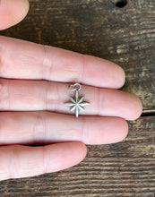 Load image into Gallery viewer, Compass Star Charm in Sterling Silver