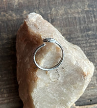 Load image into Gallery viewer, Snake Impression Wrap Ring, Adjustable from Ring Size 4-8