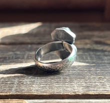 Load image into Gallery viewer, Herkimer and Stone Mt. Turquoise Ring, Size 9
