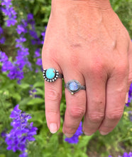 Load image into Gallery viewer, Rainbow Moonstone Adore Ring, Size 7.25