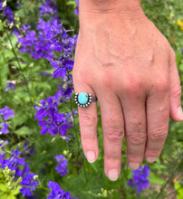 Load image into Gallery viewer, Stone Mountain Turquoise Horseshoe Style Ring, Size 6.25