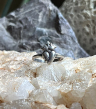 Load image into Gallery viewer, Sacred Heart Ring, Made to Order, Handcrafted Sterling Silver