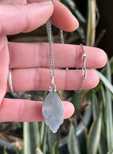 Load image into Gallery viewer, Pink Peruvian Opal Baroque Stylized Pendant in Handcrafted Sterling Silver with 16” Chain