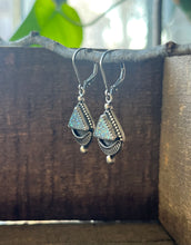 Load image into Gallery viewer, All That Glitters Pearlized Druzy Drop Earrings, Handcrafted Sterling Design