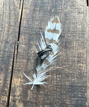 Load image into Gallery viewer, Custom Made Feather Wrap Ring in Size 6.75