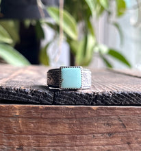 Load image into Gallery viewer, Pale Green Roadrunner Variscite Ring, Size 10