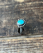 Load image into Gallery viewer, Stone Mountain Turquoise Horseshoe Style Ring, Size 6.25