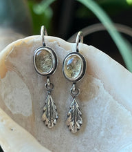 Load image into Gallery viewer, Custom for P. Citrine Earrings with Oak Leaf Drops