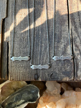 Load image into Gallery viewer, Dainty Victorian Darling Charm Necklace, Handcrafted Sterling, 15.5-16.5” Long Chain