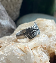 Load image into Gallery viewer, Lucky Ring in Handcrafted Sterling Silver, Custom Made To Order and Size Listing