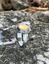 Load image into Gallery viewer, Citrine Oak Leaf Ring, Size 8