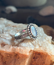 Load image into Gallery viewer, Rainbow Moonstone Rings, Handcrafted Sterling Silver, 2 Available Options