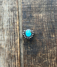 Load image into Gallery viewer, Stone Mountain Turquoise Horseshoe Style Ring, Size 6.25