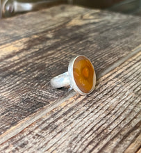Load image into Gallery viewer, Inner Glow Banded Condor Agate Ring, Size 8 1/2