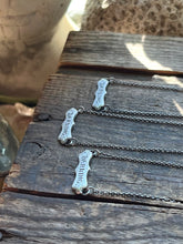 Load image into Gallery viewer, Dainty Victorian Darling Charm Necklace, Handcrafted Sterling, 15.5-16.5” Long Chain