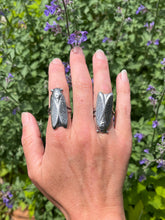 Load image into Gallery viewer, Cicada Ring, Hand Built Sterling Silver Ring, Available in Ring Size 7.5 and 10