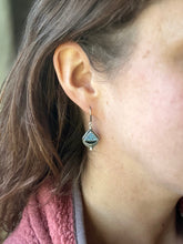 Load image into Gallery viewer, All That Glitters Pearlized Druzy Drop Earrings, Handcrafted Sterling Design