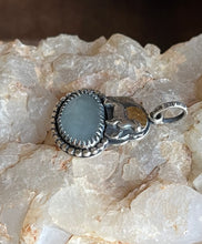 Load image into Gallery viewer, -Reserved-Seal By The Seashore Pendant, Aquamarine in Handcrafted Sterling and 24k Gold Keum Boo Sun