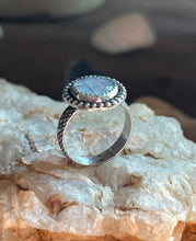 Load image into Gallery viewer, Rainbow Moonstone Rings, Handcrafted Sterling Silver, 2 Available Options