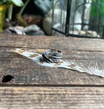 Load image into Gallery viewer, Custom Made Feather Wrap Ring in Size 6.75