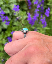 Load image into Gallery viewer, Stone Mountain Turquoise Horseshoe Style Ring, Size 6.25