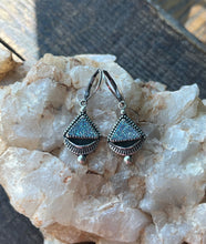 Load image into Gallery viewer, All That Glitters Pearlized Druzy Drop Earrings, Handcrafted Sterling Design