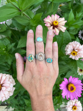 Load image into Gallery viewer, Reserved for C. Stone Mt. Turquoise Ring in Sterling Size 9