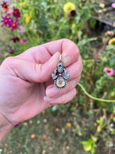 Load image into Gallery viewer, Autumn Leaf Faire One Pendant, Handcrafted Sterling Silver