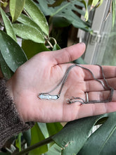 Load image into Gallery viewer, Darling Necklace, Handcrafted Sterling Silver, 17.5-18” Diamond Curb Chain