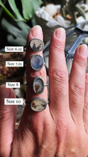 Load image into Gallery viewer, Dendritic Agate Rings in Handcrafted Sterling Silver, 4 Available Ring Options