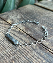 Load image into Gallery viewer, Darling Impression Bracelet in Handcrafted Solid Sterling Silver, 7 1/2 Long