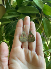 Load image into Gallery viewer, Planchette Earrings in Brass and Sterling Earwires
