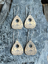 Load image into Gallery viewer, Planchette Earrings in Brass and Sterling Earwires