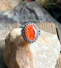 Load image into Gallery viewer, Custom Mexican Fire Opal Ring Made for K.